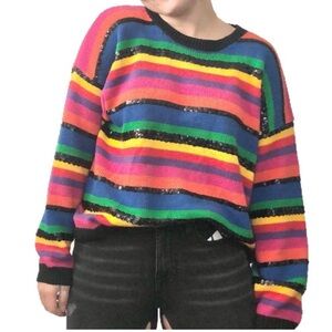 Colorful Striped Sweater